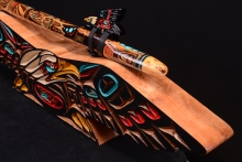 Ironwood (desert) Native American Flute, Minor, Mid A-4, #F44K (29)
